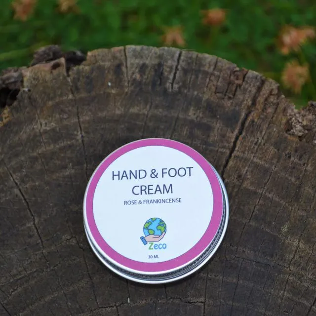 Rose and Frankincense Hand & Foot cream (30ml)