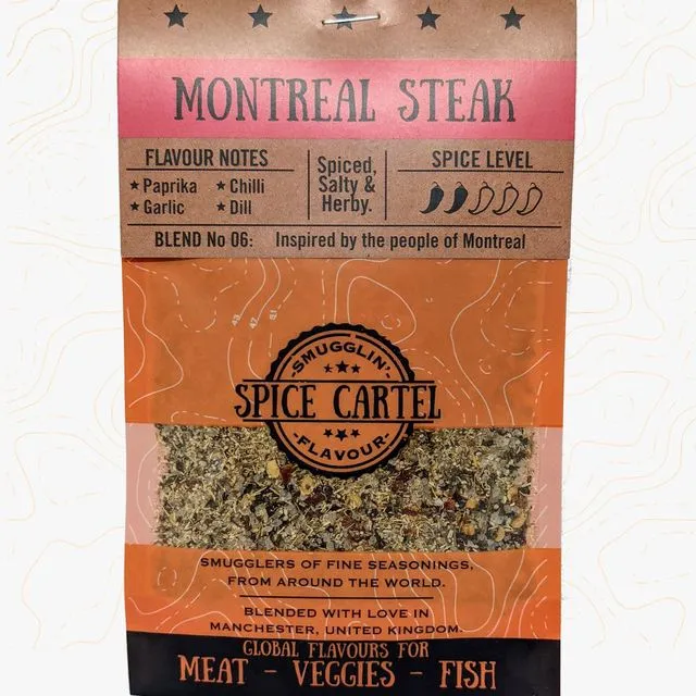 Montreal Steak | 35g Resealable Pouches in Shelf Ready Packaging