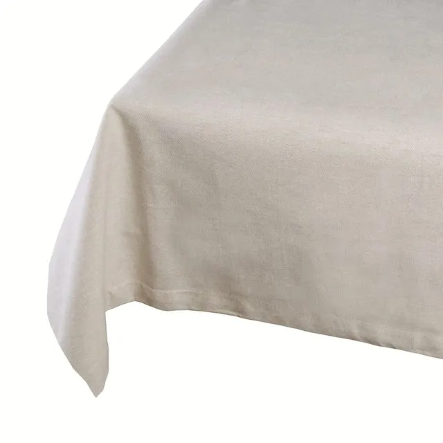 Yourtablecloth Chambray Tablecloth (Natural, 60 x 104 Rectangle / Oblong)