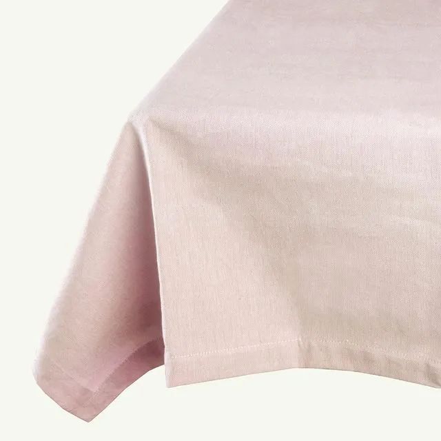 Yourtablecloth Chambray Tablecloth (Rose, 60 x 104 Rectangle / Oblong)