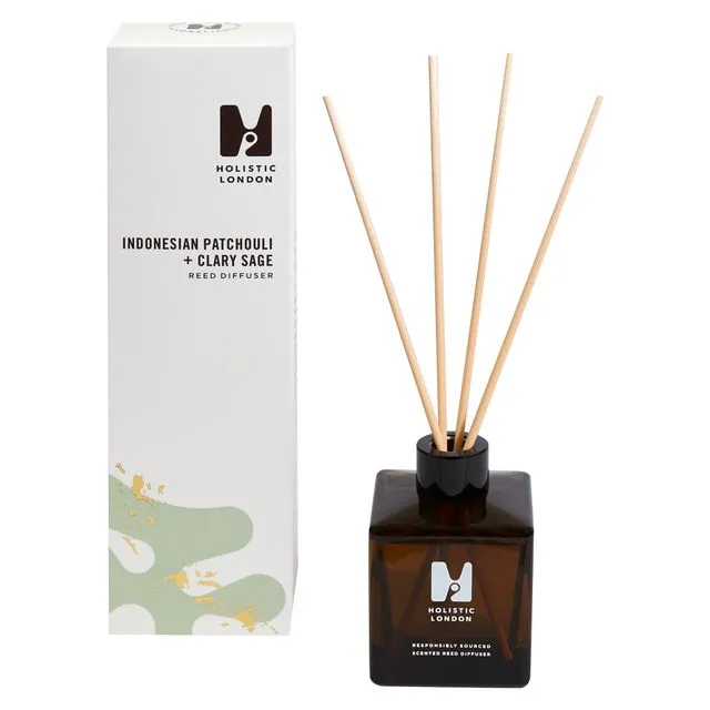 Indonesian Patchouli + Clary Sage Reed Diffuser