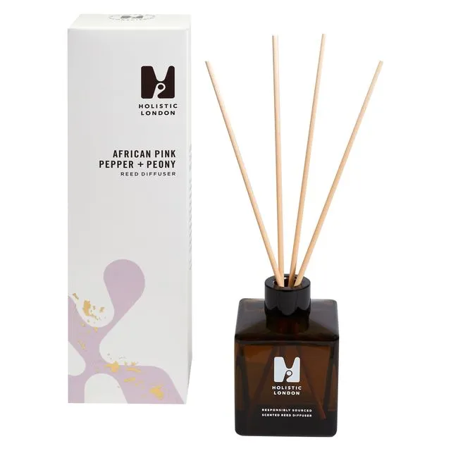 African Pink Pepper + Peony Reed Diffuser