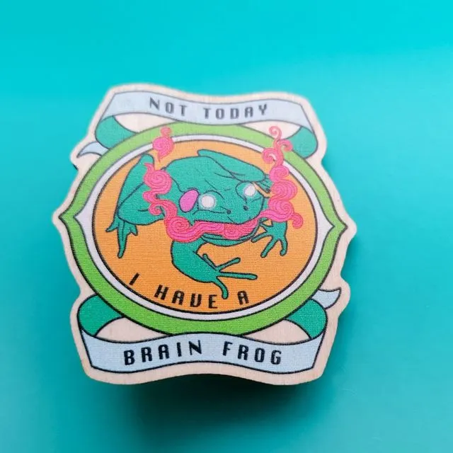 Brain Frog pin (Pack of 5)