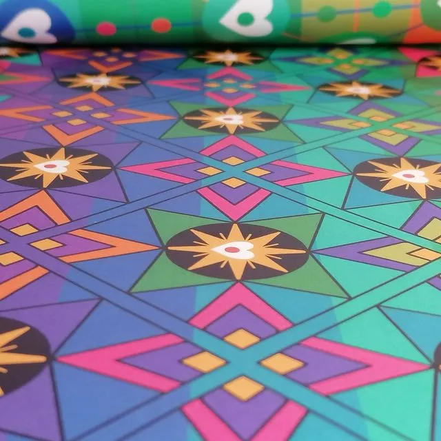 Rainbow Stars Gift Wrap (Pack of 50)
