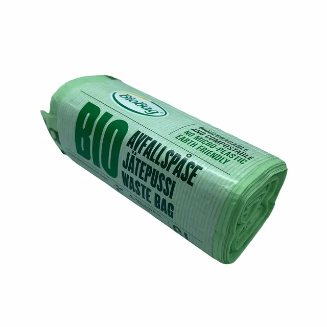 6L Compostable Caddy Liners - 1 roll of 30 bags