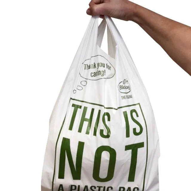 Compostable Shopping Bags - 50 Bags