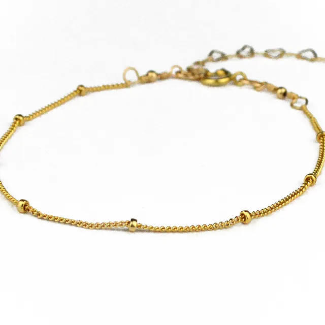 Dainty Gold Satellite Chain Bracelet