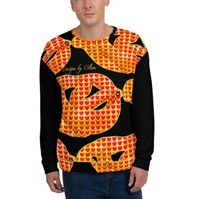 Viper Heart Unisex Sweatshirt (Black)