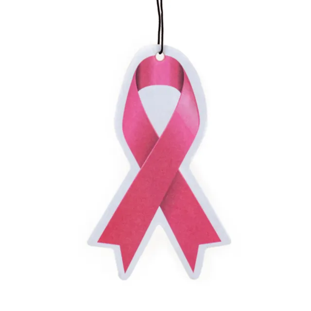 BREAST CANCER RIBBON AIR FRESHENER- 3 SCENTS