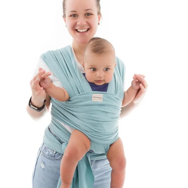 RylooBaby® Baby Carrier | Baby Sling Wrap Newborn to Toddler | Nursing cover | Soft Stretchy Carrier | One Size Fits All | Baby shower gift| Colour: Sage