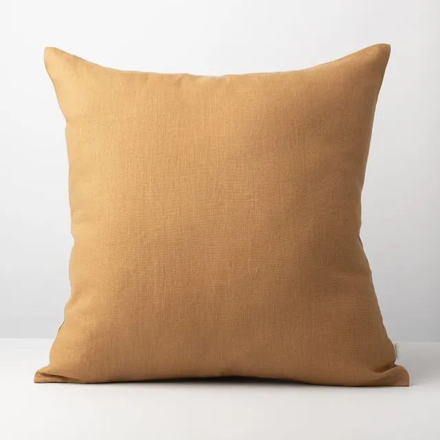 Mustard cushion cover