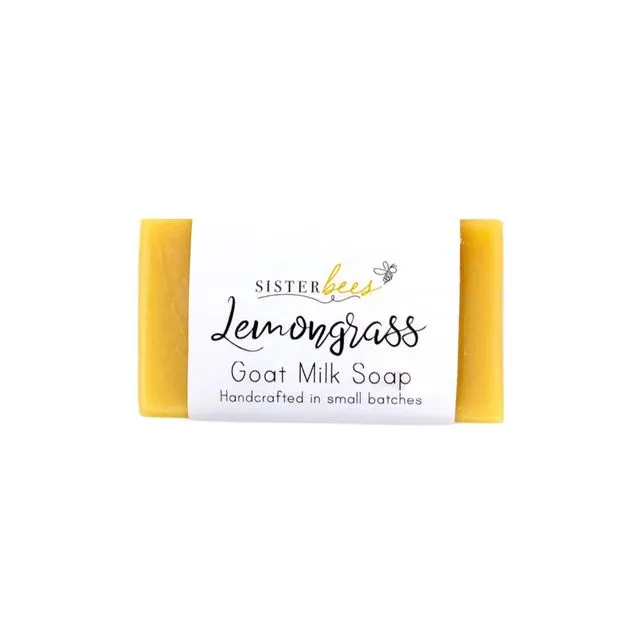 Travel Size Lemongrass Goat's Milk Soap - Pack of 6