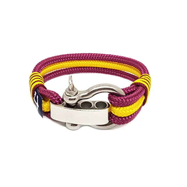 Adjustable Shackle Dalai Lama Nautical Bracelet