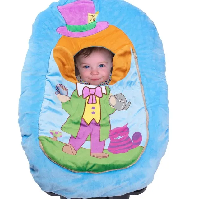 Car Seat Cuties Infant Car Seat Cover - Mad Hatter