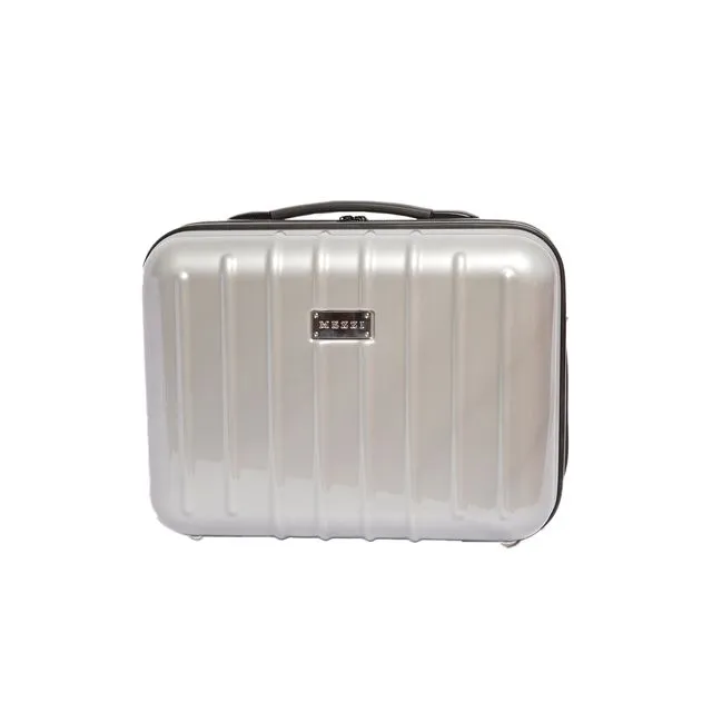Mezzi Silver Lightweight, Portable, Protective & Durable POLYCARBONATE Holdall, Dent and Scratch Proof Abs Plastic Multipurpose