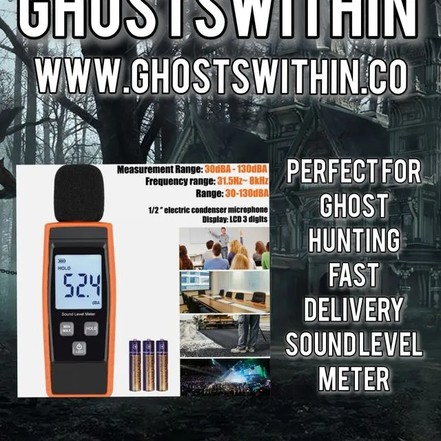 PERFECT FOR GHOST HUNTING FAST DELIVERY Sound Level Meter
