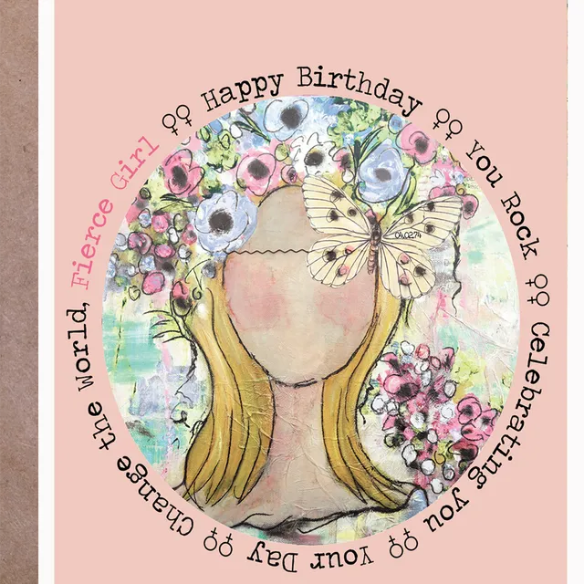 Fierce - Birthday Card