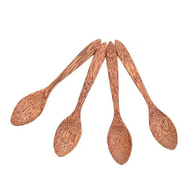 Coconut Wooden Spoons - Set of 4 Spoons