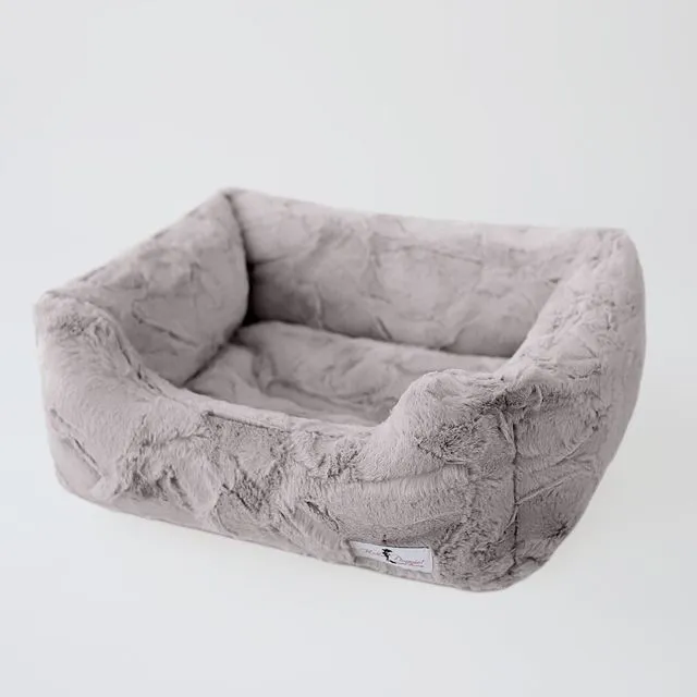 Luxe Dog Bed: Taupe (Large)