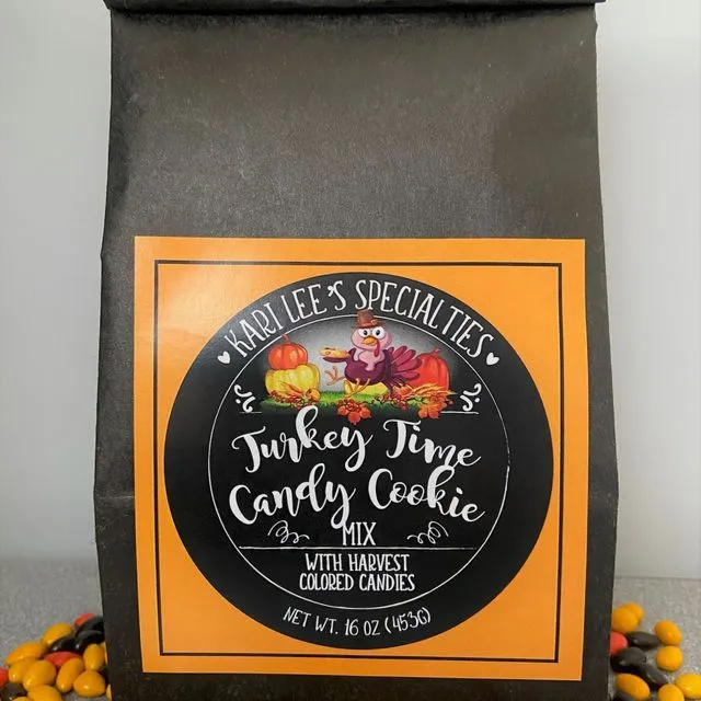 Turkey Time Candy Cookie Mix