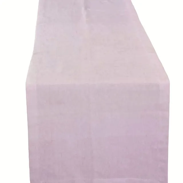 Yourtablecloth Chambray Table Runner (Rose, 14 x 72)