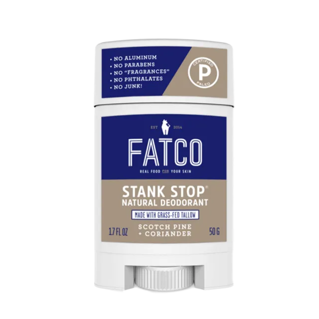 FATCO STANK STOP DEODORANT STICK, SCOTCH PINE+CORIANDER, 1.7 OZ