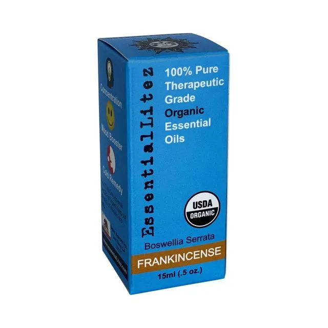 100% Pure Essential Oil (Frankincense) 15ml USDA ORGANIC