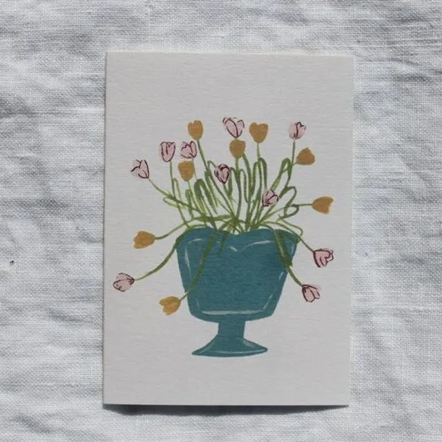 A7 card- Tulips