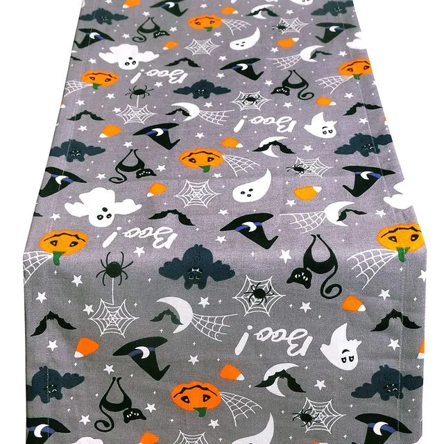 Yourtablecloth Table Runner 100% Cotton Tablerunner Elegant Décor for Indoor&Outdoor Events (Ghost, 14 x 108)