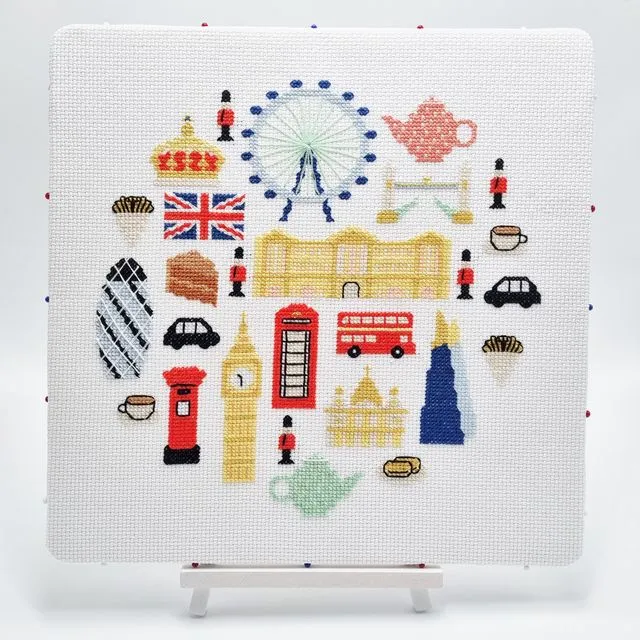 British Sampler Cross Stitch Kit