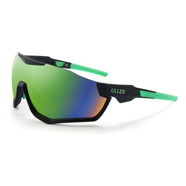 Sport Sunglasses for running and cycling Uller Thunder Black / Green