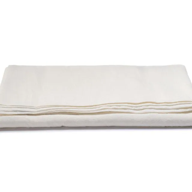 Washed Linen Off-White Tablecloth L