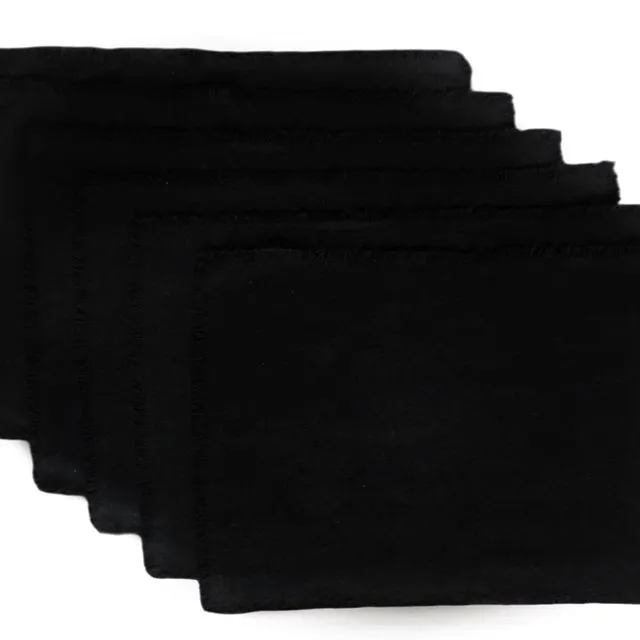 Yourtablecloth Fringe Placemats (Black)
