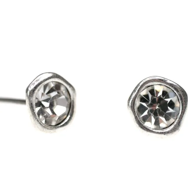 Vintage silver-plating Bright earrings