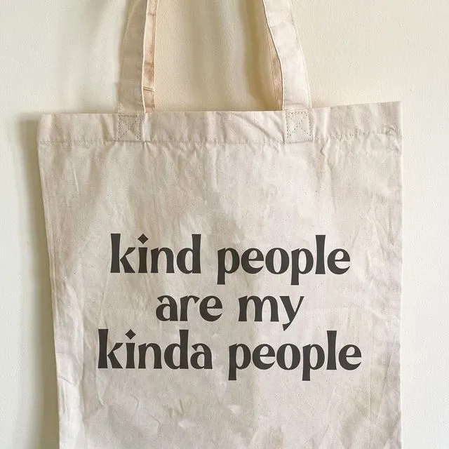 Kind People Organic Cotton Tote Bag