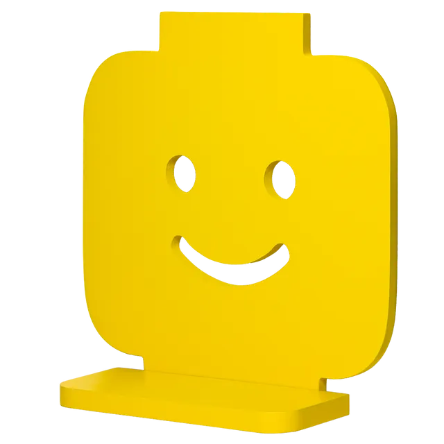 Sofihouse Shelf "LEGO BLOCK" yellow
