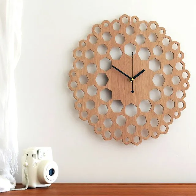 Wooden Wall Clock SCALA