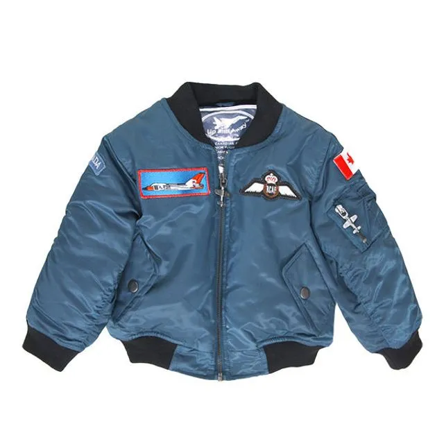 RCAF Canadian Flight Jacket Blue Infant