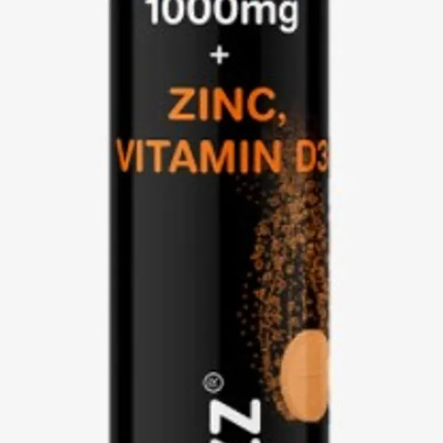 ActiFizz Vitamin C 1000mg + D + Zinc Effervescent Orange 20s - Pack of 10