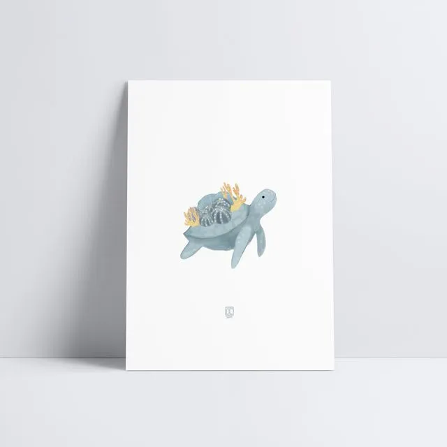 Sea Turtle Giclée Art Print
