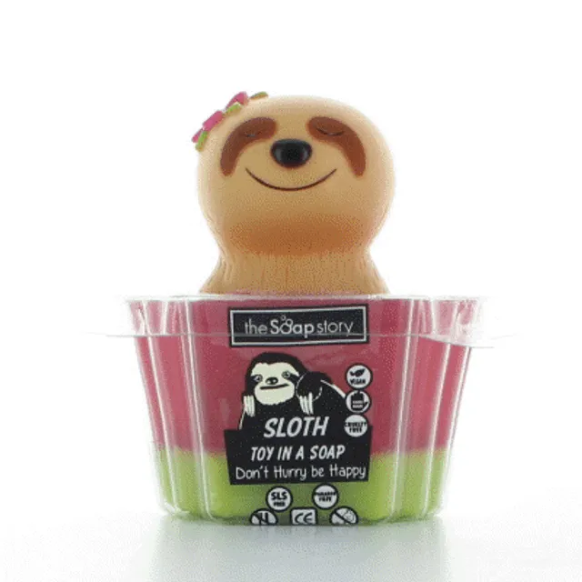Sloth Toy in Soap - Pack of 6