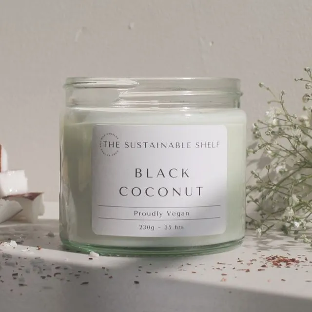 Black Coconut Candle