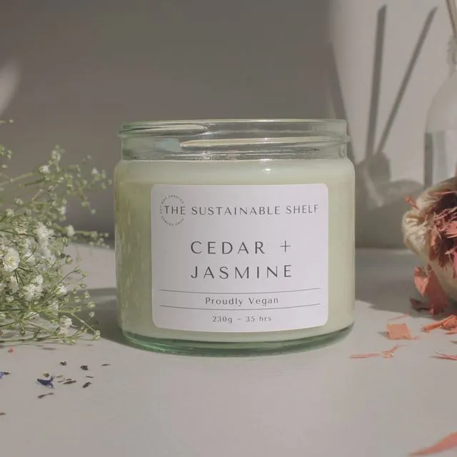 Cedar + Jasmine Candle