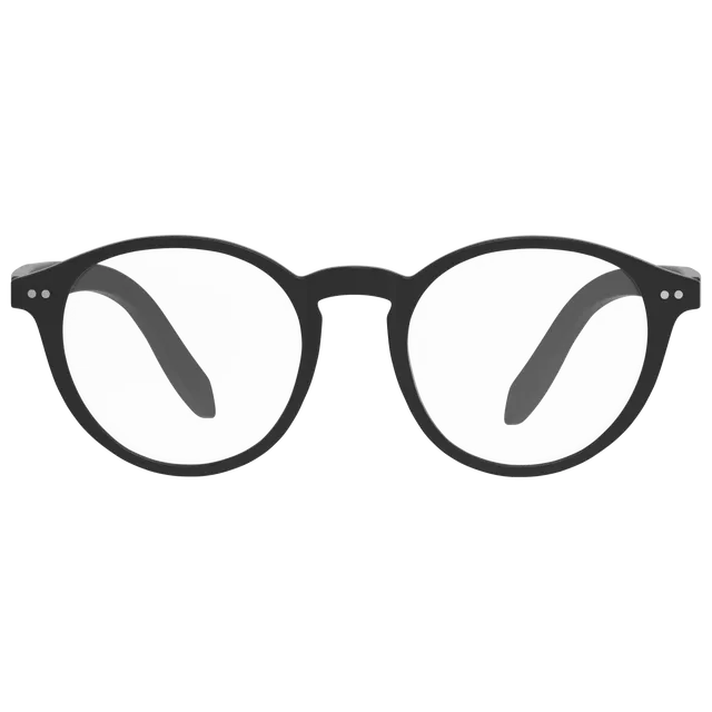 Foxmans Blue light Blocking Glasses | Lennon Everyday Lens (black)