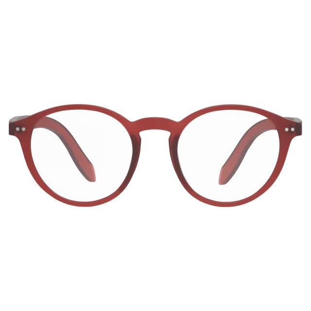 Foxmans Blue light Blocking Glasses – Lennon Everyday Lens (red)