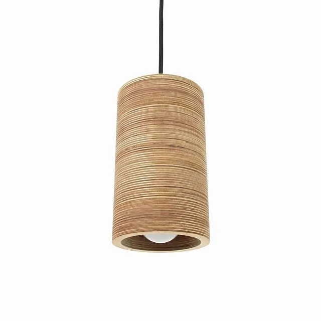 Modern hanging wooden light, Scandinavian style wooden light
