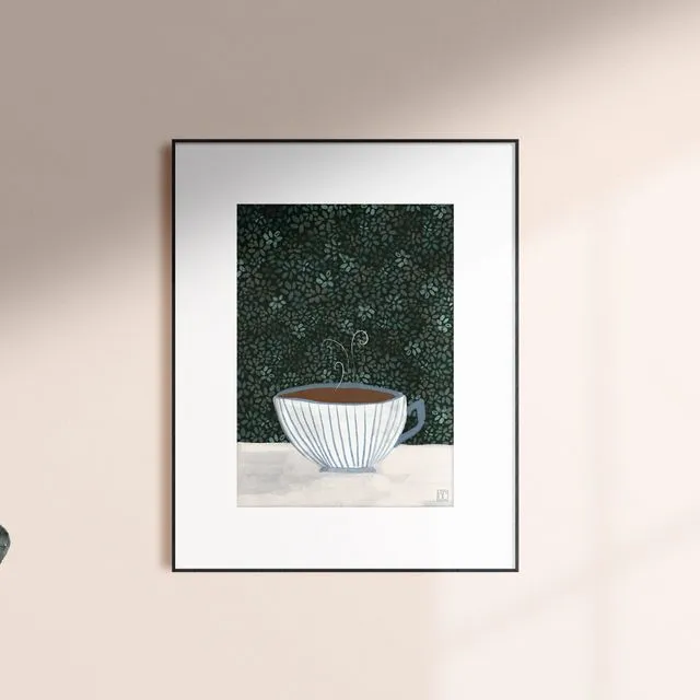 A Secret Tea Garden Giclée Art Print