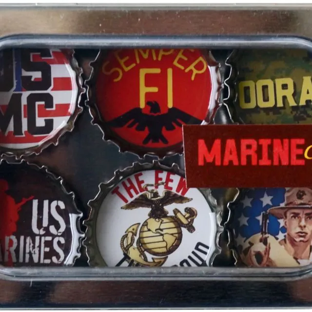 Marine Corps Magnet Set