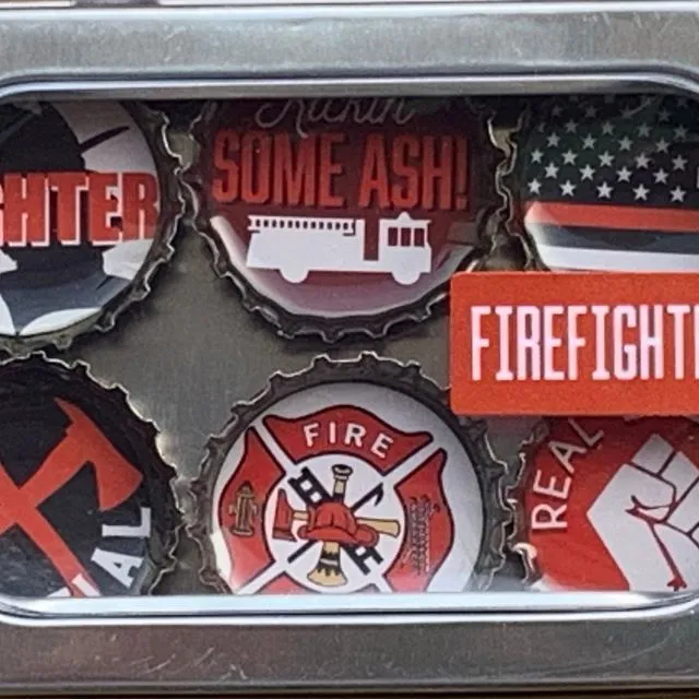 Firefighter Magnet Set