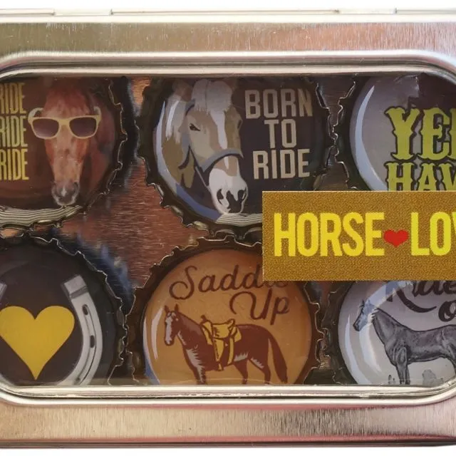 Horse Lover Magnet Set